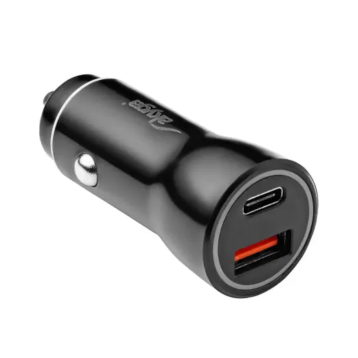 Akyga AK-CH-16 auto lādētājs | 36W | PD, QC | USB-A, USB-C | melns