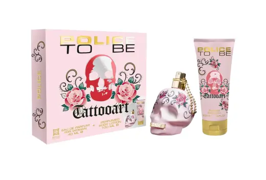 Set Police: To Be Tattooart, Eau De Parfum, For Women, 40 ml + To Be Tattooart, Body Lotion, 100 ml