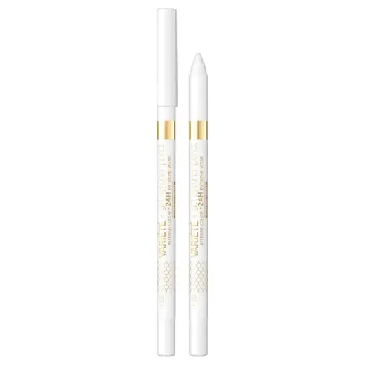 Eveline Cosmetics, Variete, Gel Pencil Eyeliner, 08, White, 1.3 g
