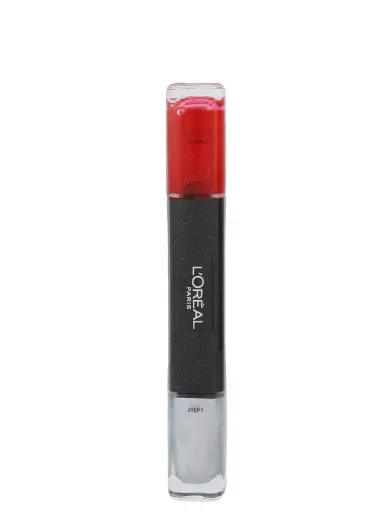 L'Oreal Paris, Infallible, Nail Polish 2-In-1, MTX 028, Coral, 2 x, 5 ml