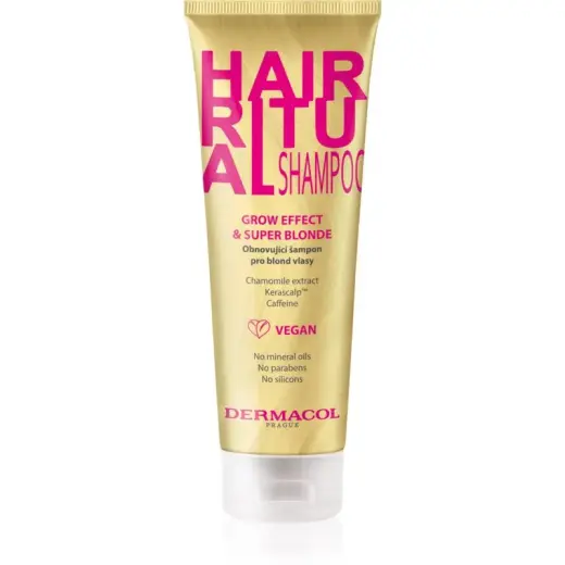 Dermacol Ritual Renewing Shampoo (Growth Effect and Super Blonde) 250 Ml