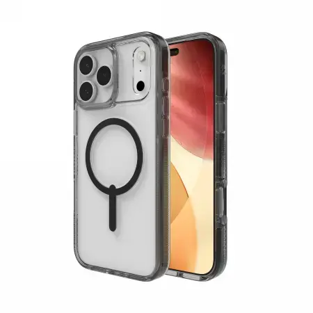 ZAGG Santa Cruz Snap MagSafe Case for iPhone 17 Pro Max - Clear Black