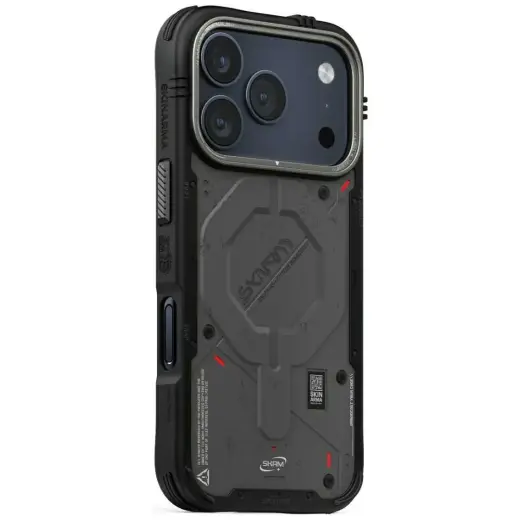 Skinarma Vigor telefono dėklas su MagSafe palaikymu iPhone 17 Pro pilkas