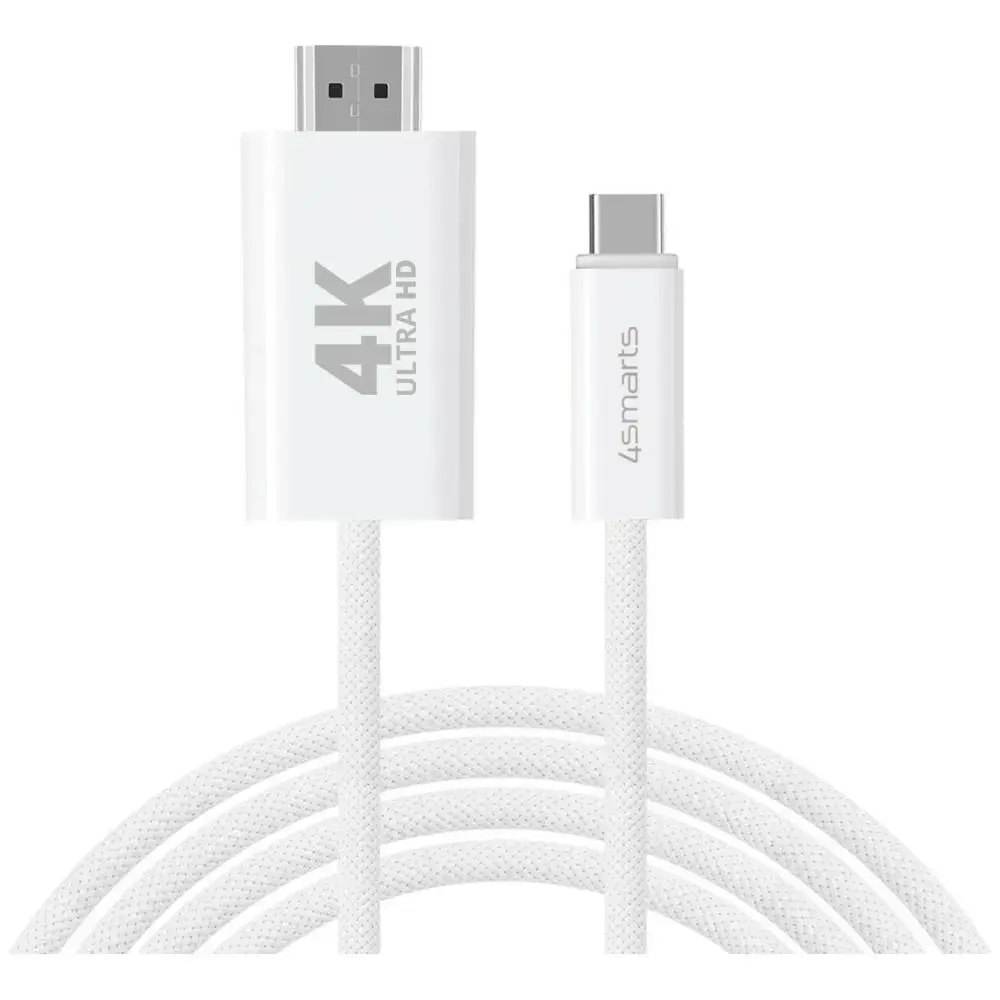 Cabel 4smarts USB-C do HDMI 2m white