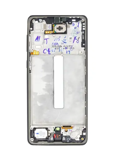 LCD display + Touch Unit + Front Cover Samsung A336B Galaxy A33 5G Awesome Black (Service Pack)
