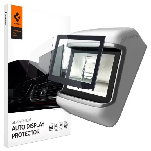 TEMPERED GLASS Spigen GLAS.TR SLIM TESLA MODEL X 2022 | MODEL S 2021 BLACK