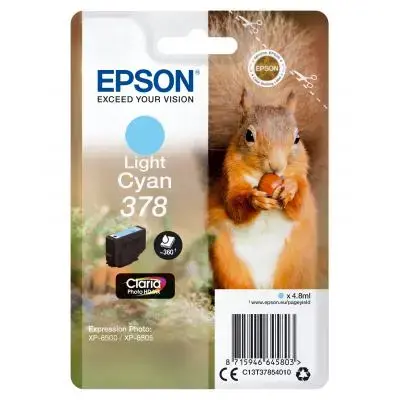Epson Ink 378 Light Cyan (C13T37854010)