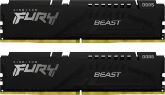 Kingston RAM FURY Beast - 16 GB (2 x 8 GB Kit) - DDR5 5200 DIMM CL36