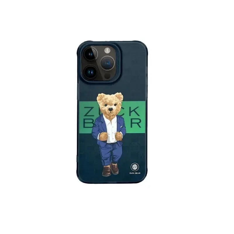 Zuck Bear French Riviera Chic maciņš telefonam iPhone 15 Pro Saint Tropez Shimmer TTT