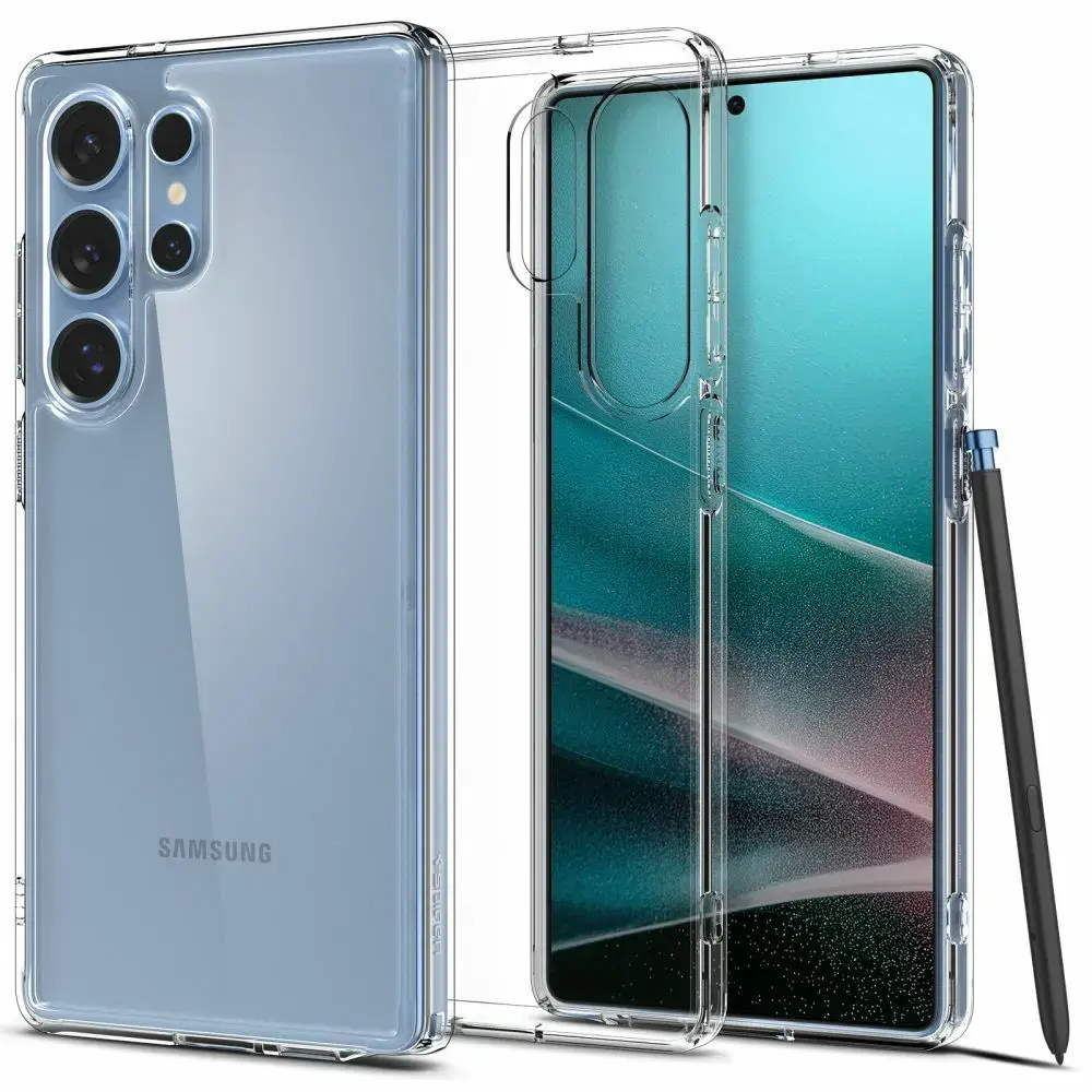 Etui Spigen Ultra Hybrid do Samsung       Galaxy S25 Ultra przezroczysty