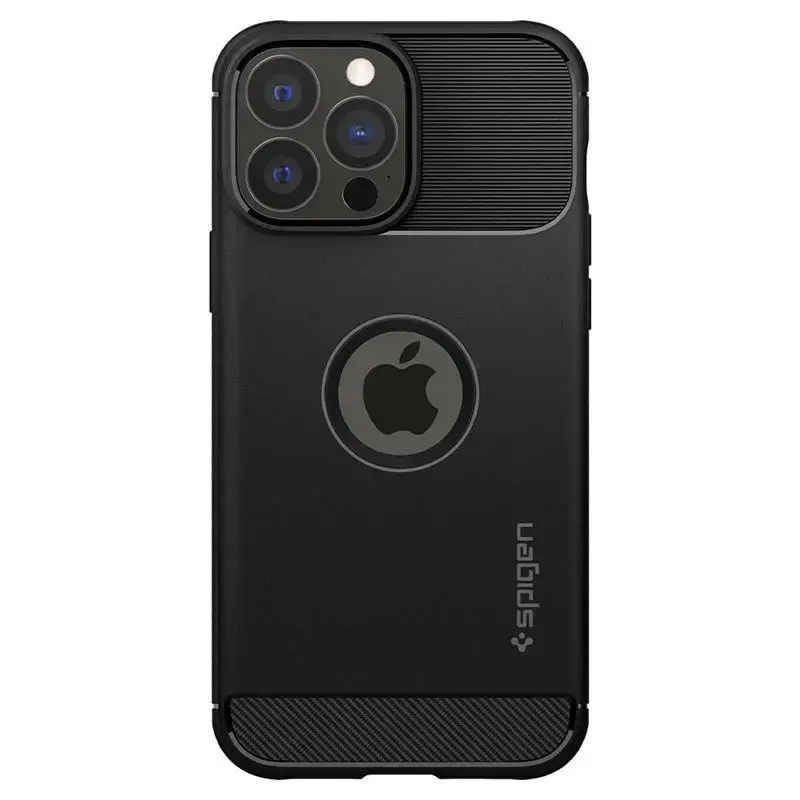 Spigen Rugged Armor iPhone 13 Pro Case - Matte Black