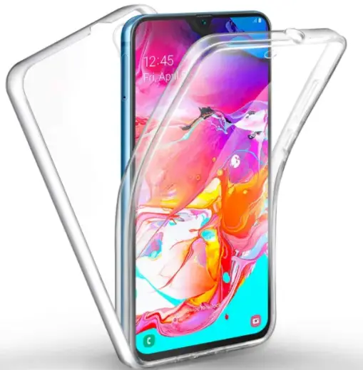 Fusion 360 Defense Protect Silicone Case For Samsung A705 Galaxy A70 Transparent