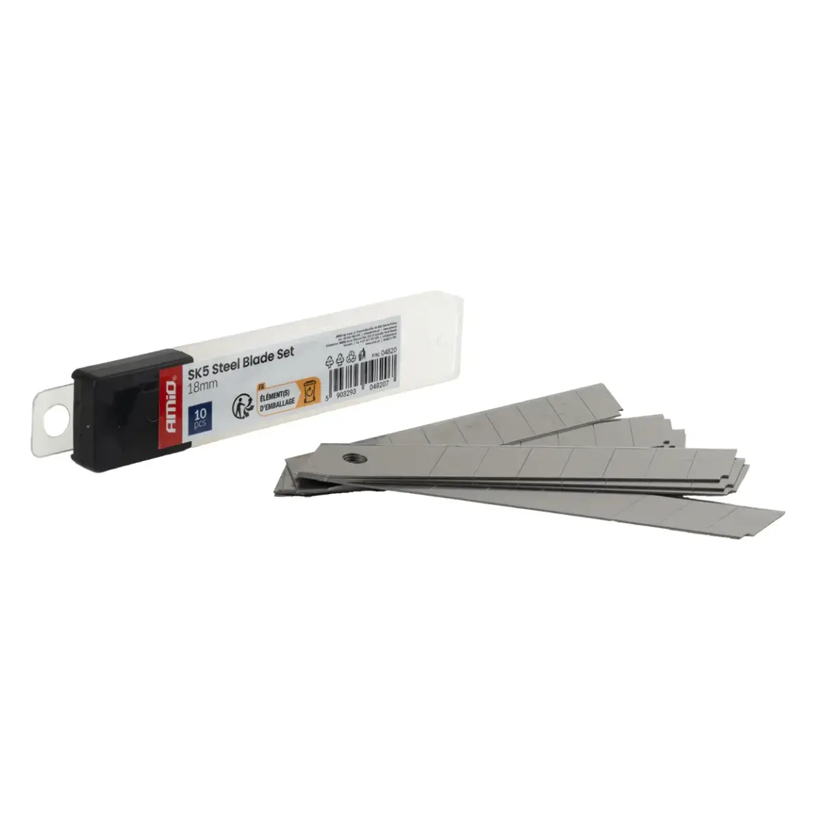 SK5 Steel Blade Set 100x18x0,5mm 10szt. AMIO-04820