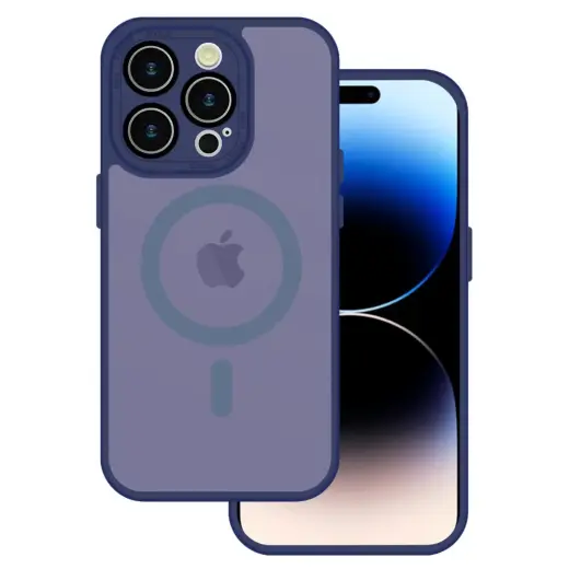 Tel Protect Magmat maciņš telefonam iPhone 15 Pro Max tumši zils