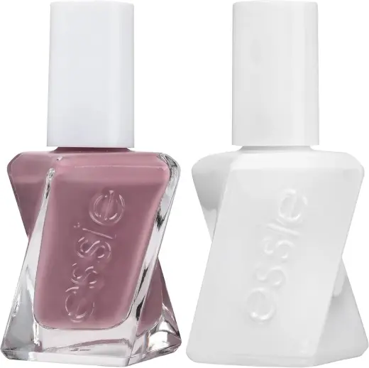 Set Essie: Gel Couture, Gel Couture, Semi-Permanent Nail Polish, 63, Take Me To Thread, 13.5 ml + Gel Couture, Top Coat, Semi-Permanent Nail Polish, 13.5 ml