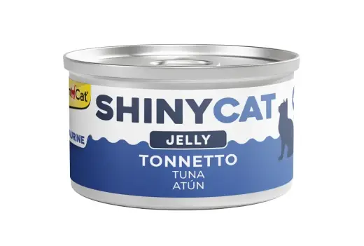 Konservēta barība kaķiem  - Gimborn SHINYCAT JELLY TUNA 70g