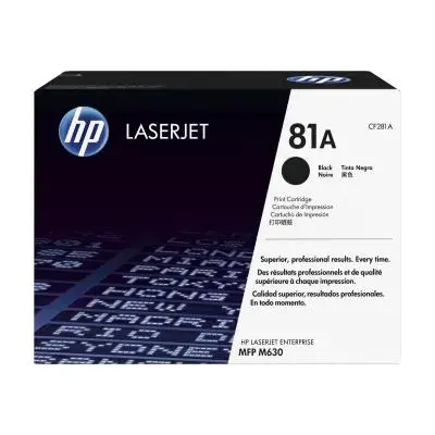 HP Cartridge No 81A HP81A HP 81A Black Schwarz (CF281A)