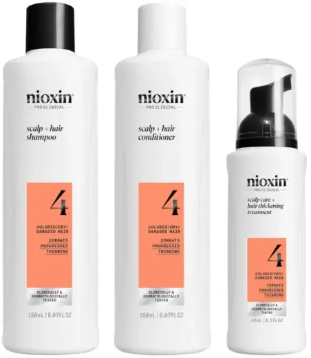Nioxin System 4 - Kit - Treatment for Colored Hair with Advanced Weakening 3 U