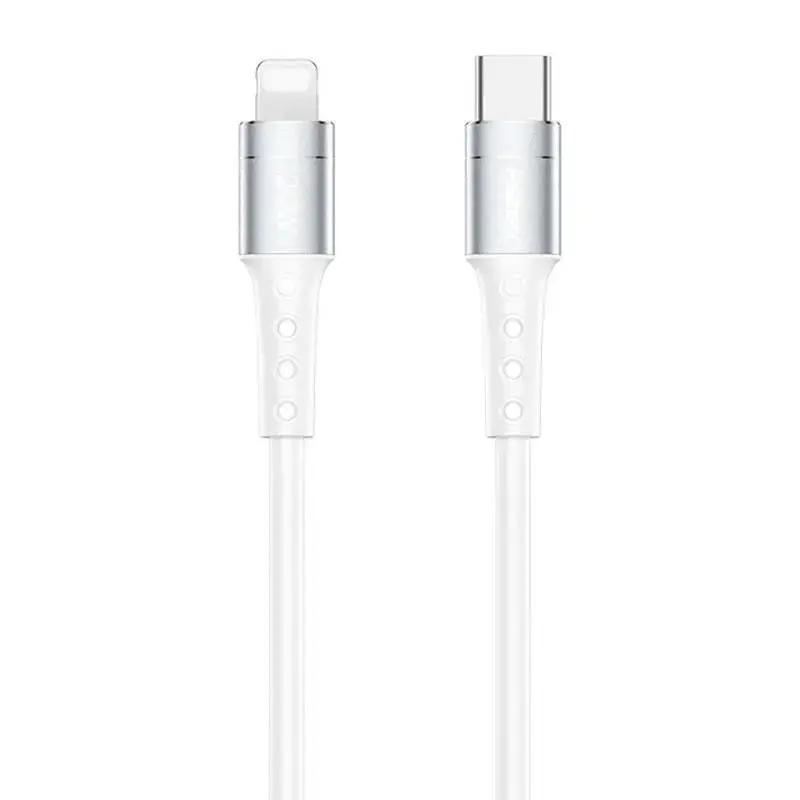 Remax Chaining Series USB Type C cable - Lightning PD 20W 1m white (RC-198i)