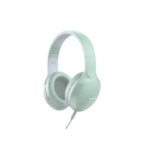HAVIT wired headphones H100d on-ear green