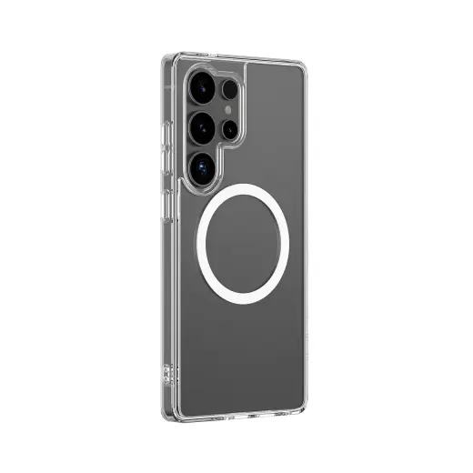 AmazingThing Minimal Mag Case with Magnetic Ring for Samsung Galaxy S25 Ultra - Transparent