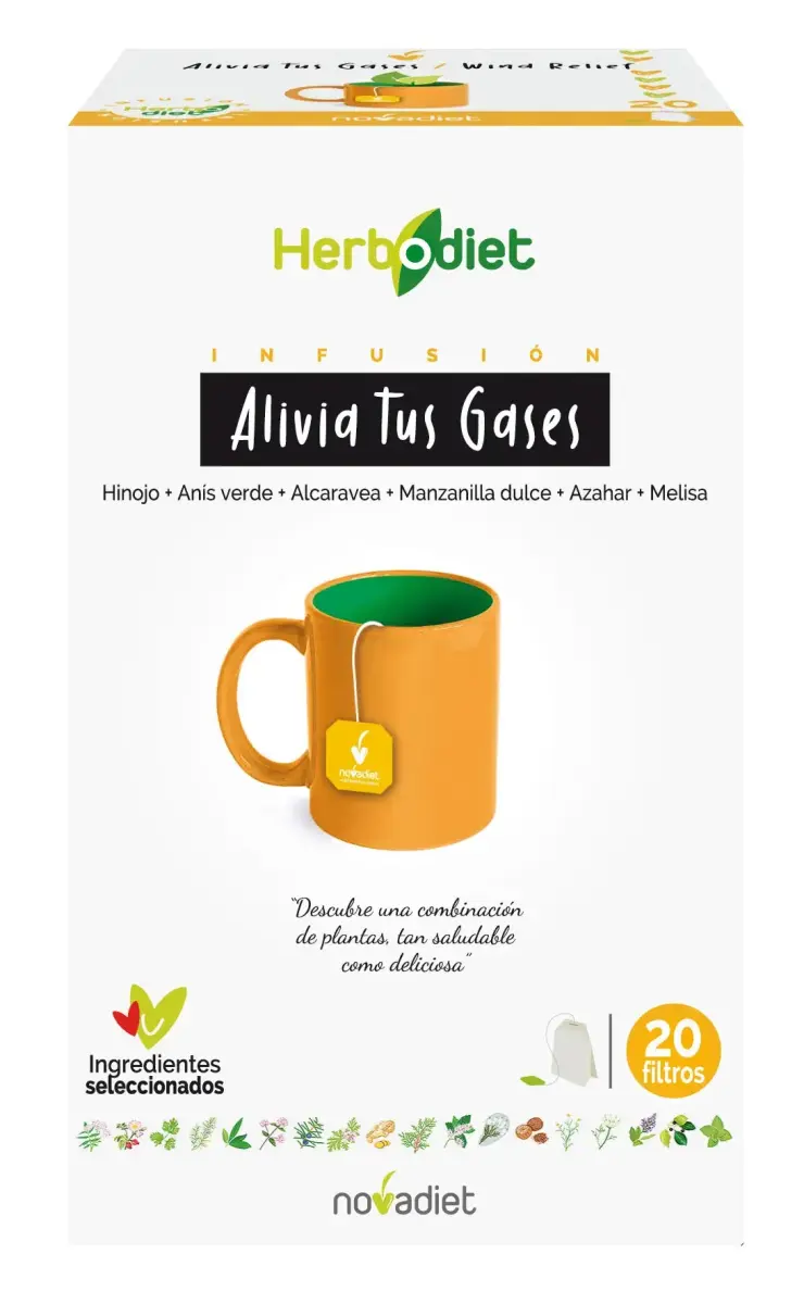 Novadiet Herbodiet Alivia Tus Gases 20