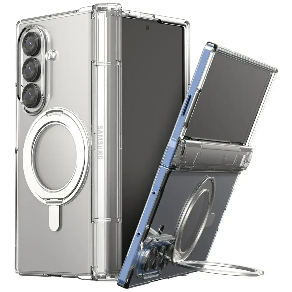 Etui Araree Nukin 360 S MagSafe Qi2  Kickstand for Samsung Galaxy Z Fold7 transparent