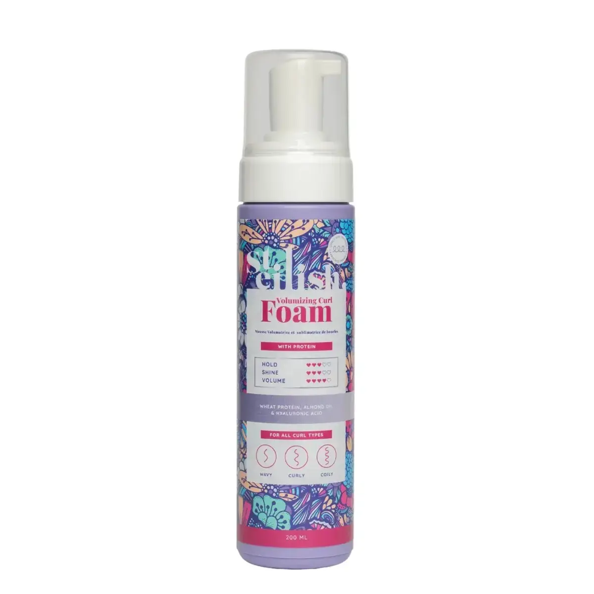 Steilish, Volumizing Curl, Hair Styling Foam, Volumizing & Defining, 200 ml