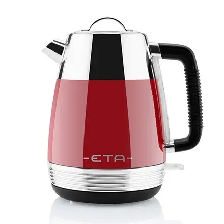 ETA Storio Kettle ETA918690030 Standard  2150 W  1.7 L  Stainless steel  Red  360° rotational base 8590393255962