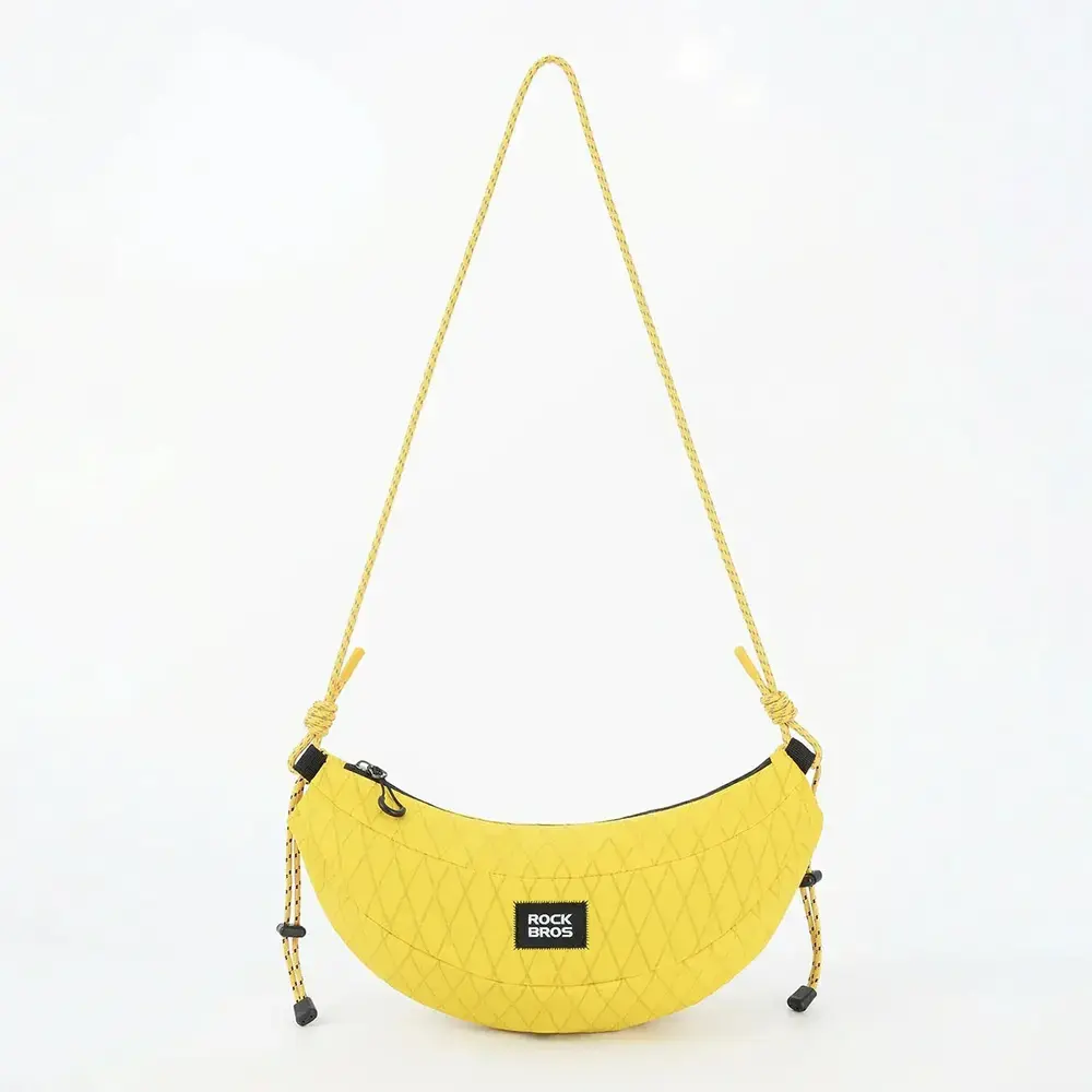 Torba rowerowa Rockbros H74 na kierownicę lub ramię typu banan 1,8 l - żółta