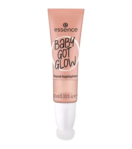 Essence, Baby Got Glow, Illuminating, Liquid Highlighter, 10, Sassy in Silk, For Face, 10 ml