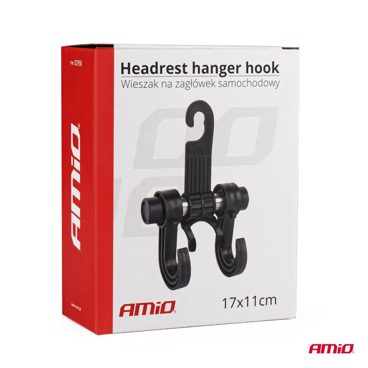 Car headrest hanger hooks