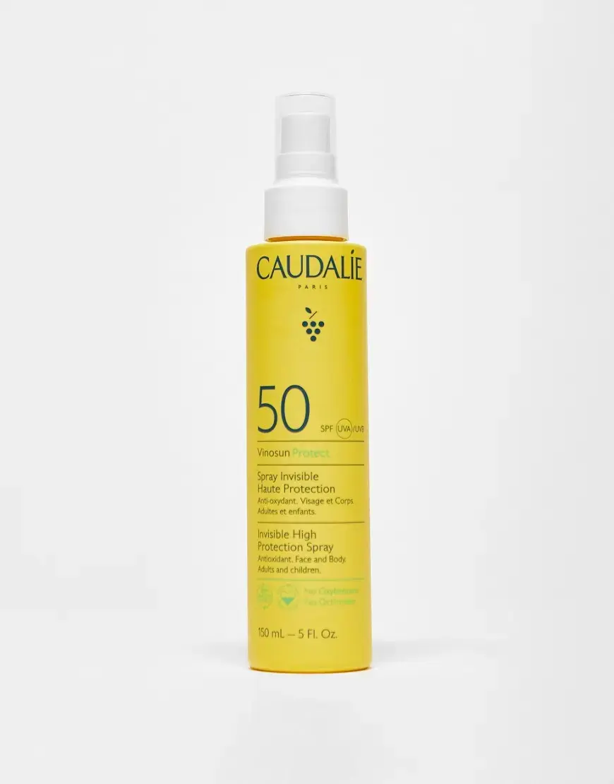 Caudalie Vinosun High Protection Spray SPF50 - 150ml - with Vitamin E & Antioxidants - Face the Future