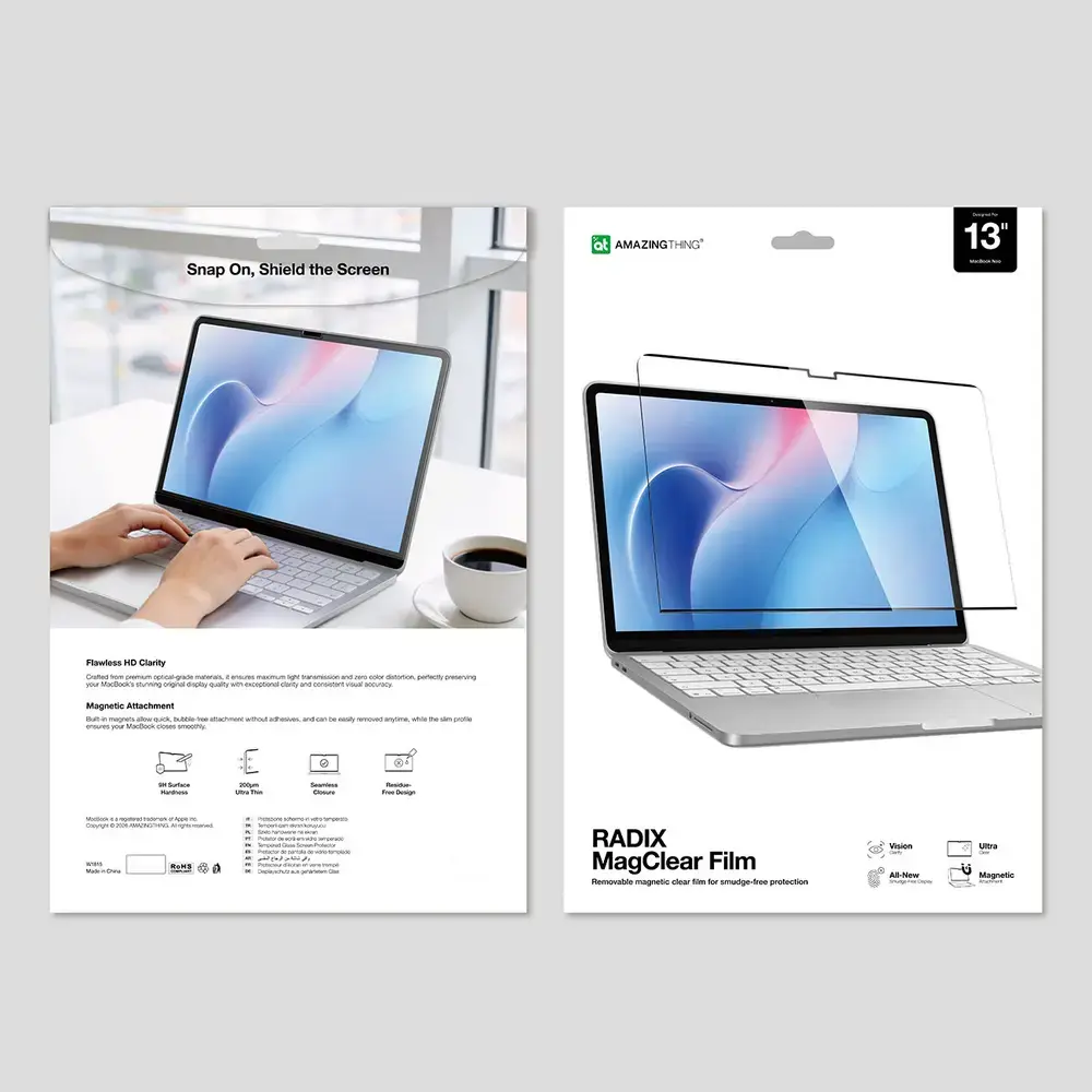 AmazingThing Radix MagClear Film for MacBook Neo 13"