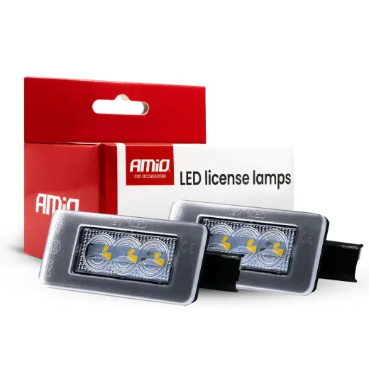 LED license plate lamps CLP13 HP SMOKED CITROËN, PEUGEOT AMIO-04556