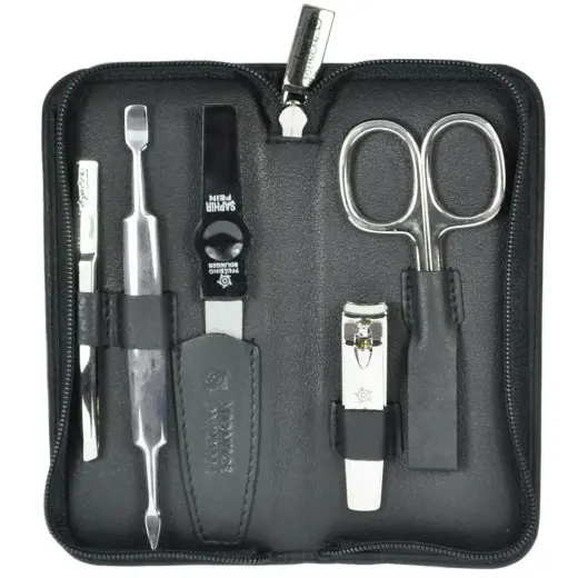 Pfeilring Solingen 5-piece Black Manicure Set