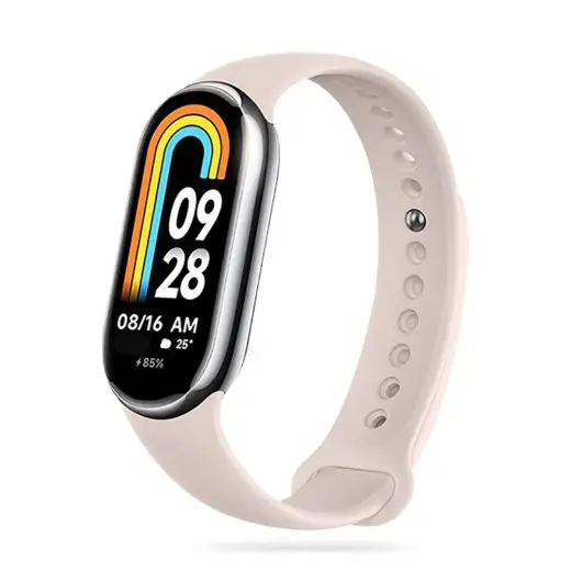 Tech-Protect IconBand nutikella rihm Xiaomi Smart Band 8/8 NFC jaoks | silikoonist | beež