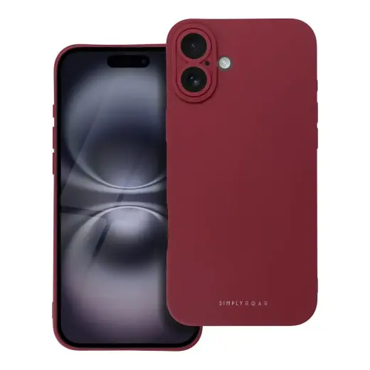 ROAR LUNA telefoni ümbris iPhone 16 Plus punane