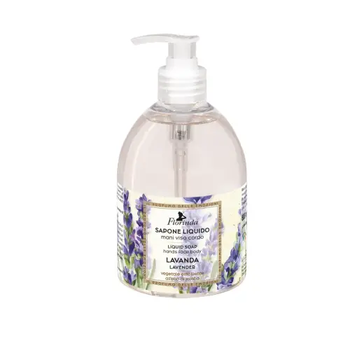 Florinda, Lavender, Floral, Cleansing, Liquid Soap, Face, Body & Hands, 500 ml