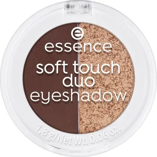 Essence, Soft Touch Duo, Eyeshadow Compact, 04, Mocha Muse, 1.8 g
