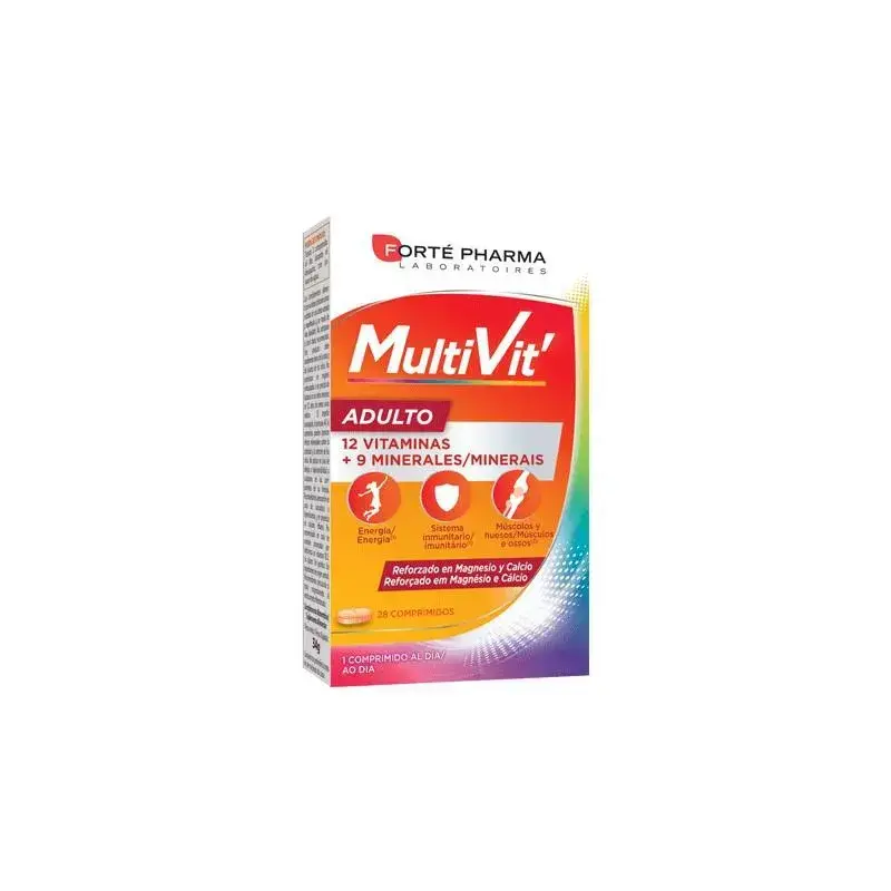 FORTÉ PHARMA Forté Pharma Energy Multivitamin for Adults, 28 tablets
