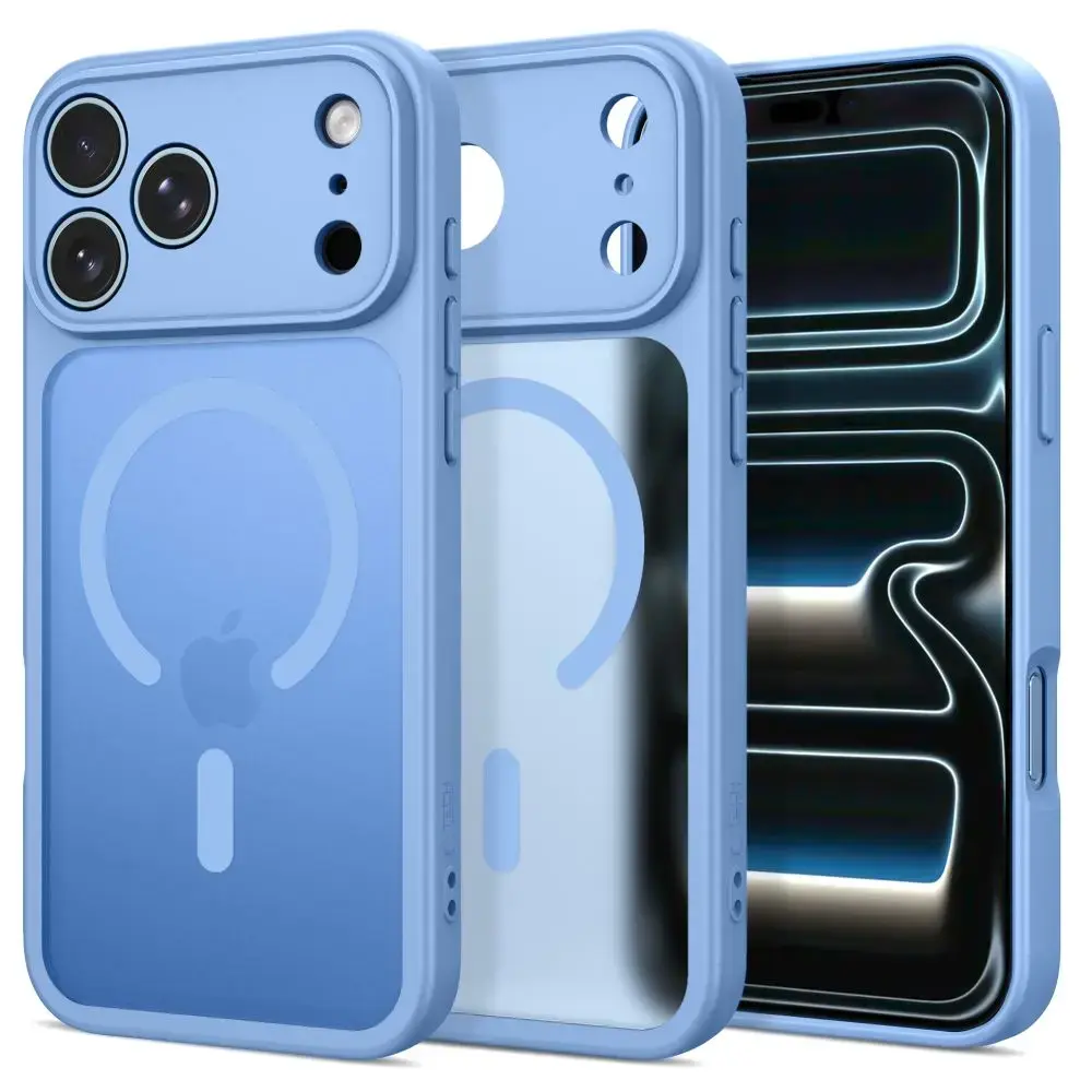 TECH-PROTECT BASICMAG maciņš ar MagSafe atbalstu telefonam iPhone 17 Pro Max | iPhone 18 Pro Max zils