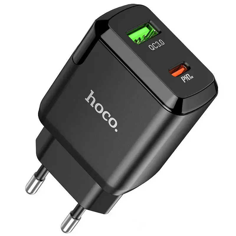 Hoco N5 PD20W universal travel charger USB | 5V | 3A black