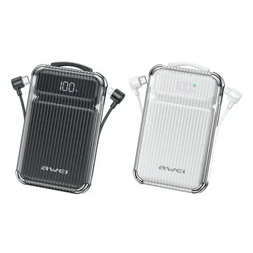 P89K väline akupank (powerbank) | 10 000 mAh | 38.5W | USB-C, USB-A, Lightning