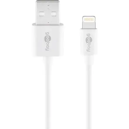 Goobay 54600 data transfer and charging cable | USB-A to USB-C, Lightning