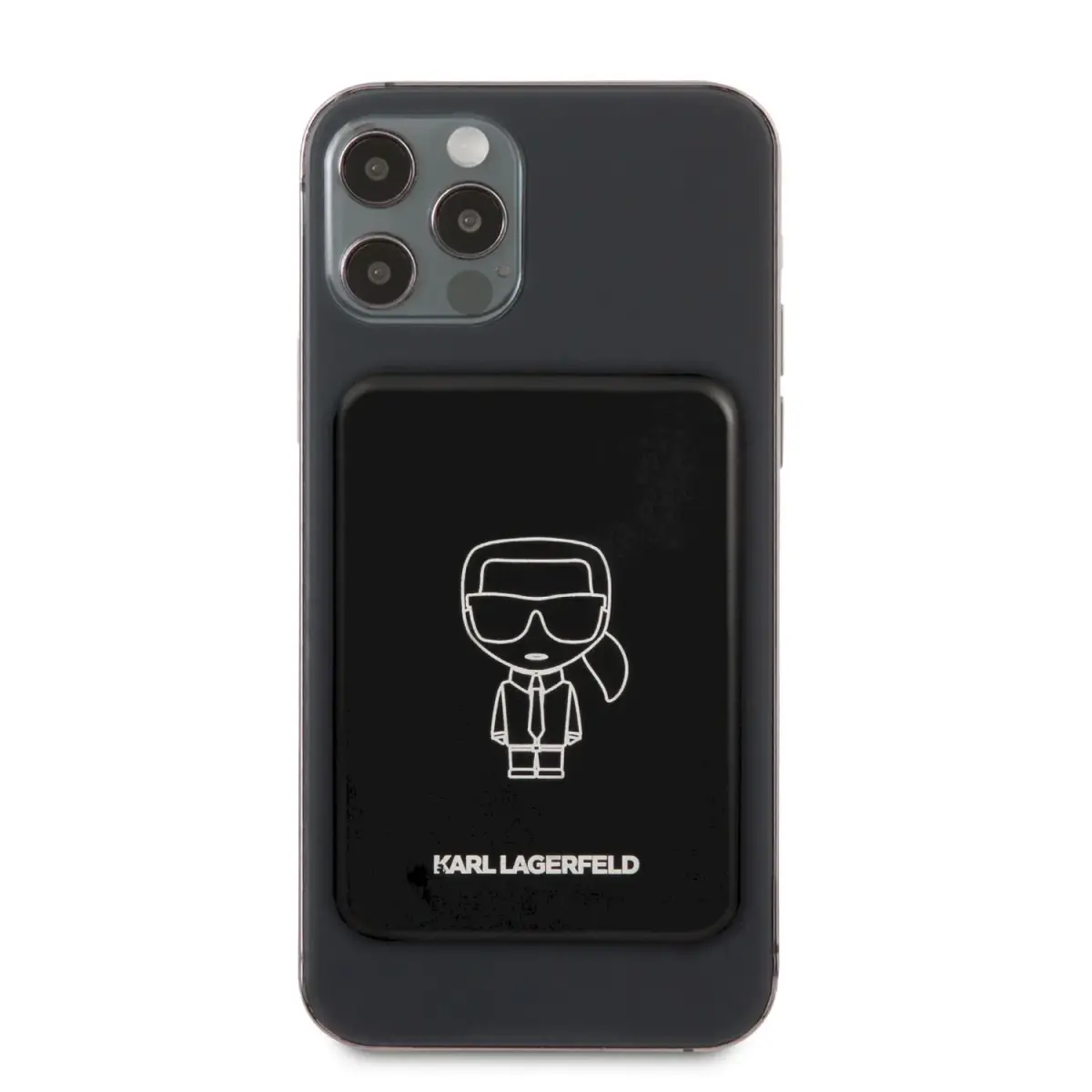 KLPBMSOIBK Karl Lagerfeld Outline Magnetic Powerbank 3000mAh Black