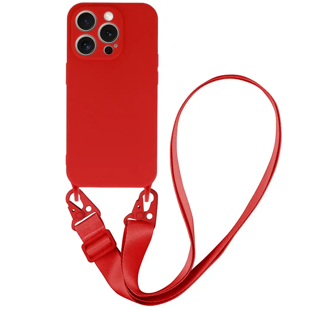 Strap Silicone maciņš telefonam iPhone 14 Pro melns
