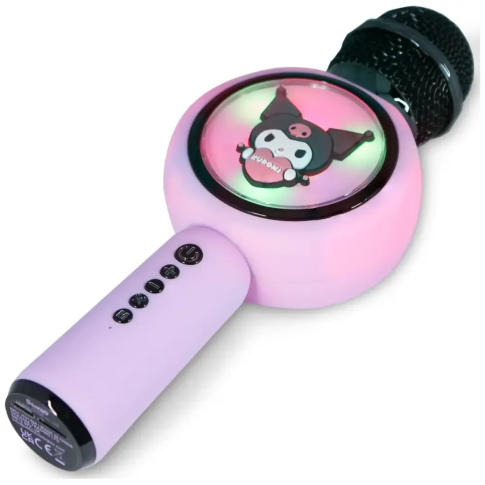 Karaoke Microphone with LED Wireless Speaker OTL Kuromi