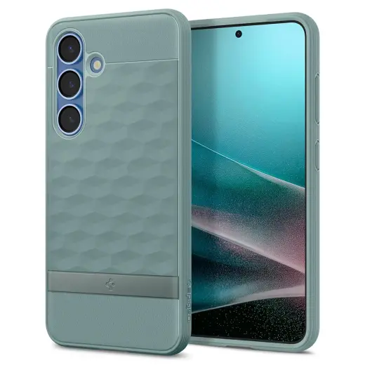 Caseology Parallax Mag MagSafe telefona maciņš priekš Samsung Galaxy S25+ zaļš