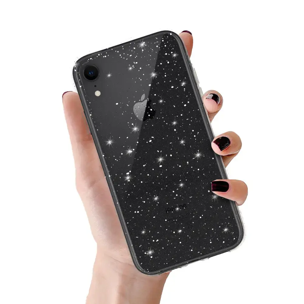 Crystal Glitter Case for Iphone XR (6,1") Silver